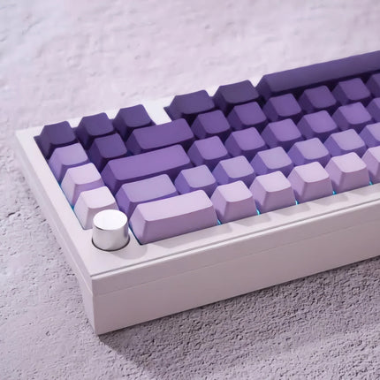 Ensemble de touches PBT dégradées violettes pour commutateurs Cherry MX