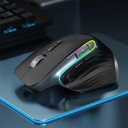 Souris sans fil multi-appareils avec Bluetooth 5.0 et 2.4G