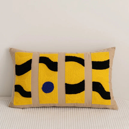 Cozy Abstract Embroidery Cushion Covers