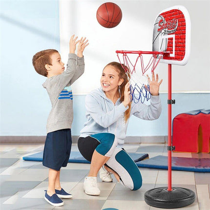 Adjustable Height Basketball Hoop Stand Set for Kids - Wnkrs