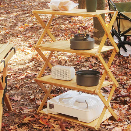 Étagère de rangement pour camping en plein air