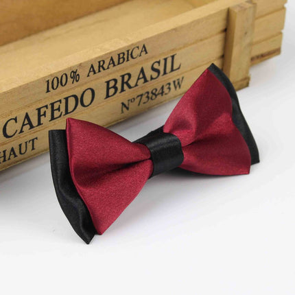 Classic Solid Color Bow Ties for Men - Wnkrs