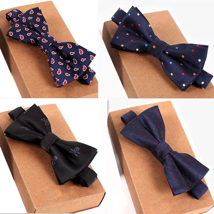 Men's Bow Tie With Stylish Pattern - Wnkrs