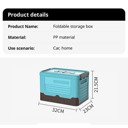 Organizador de almacenamiento plegable con tapa