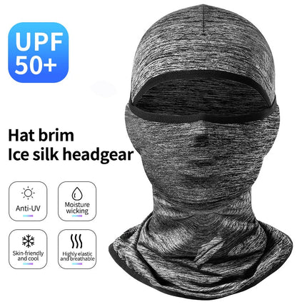 Ice Silk Sun Hood Hat
