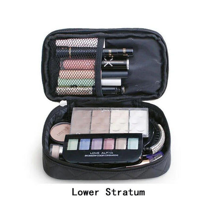 Fashionable Travel Cosmetic Organizer Bag: Professional Makeup and Toiletry Storage Case - Wnkrs