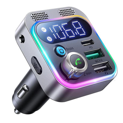 Transmetteur FM Bluetooth 5.3 pour voiture avec charge rapide