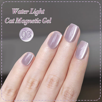 Vernis à ongles en gel magnétique chat en perles de verre scintillantes