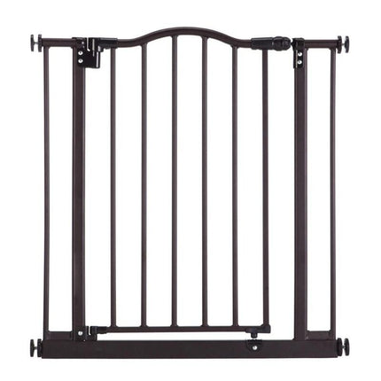 Elegant Matte Bronze Arch Pressure Mount Pet Gate - Wnkrs