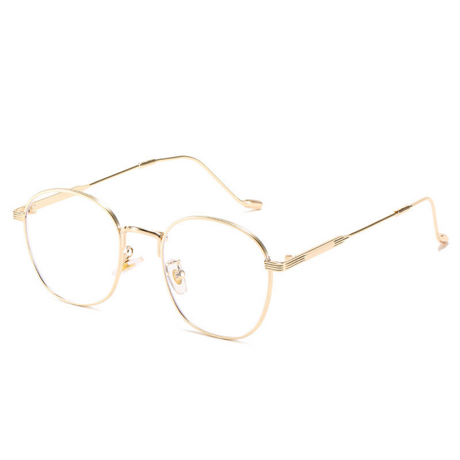 Lunettes d'ordinateur rondes vintage unisexes