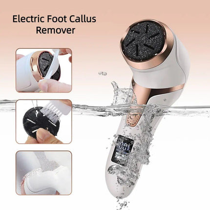 Rechargeable Electric Foot Callus Remover: Portable Pedicure Tool for Smooth Feet - Wnkrs