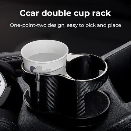 2-in-1 Universal Car Cup Holder Expander with Adjustable Base - Wnkrs