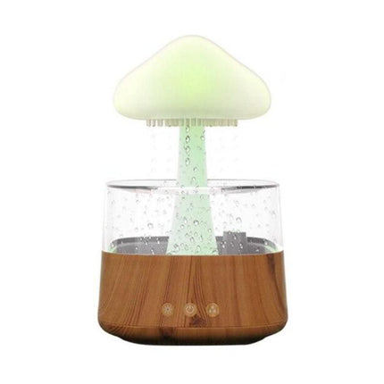 Humidificateur d'air et veilleuse en forme de nuage de pluie coloré avec aromathérapie