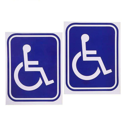 Weatherproof Disability Mobility Parking Decals for Vehicles - Wnkrs