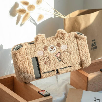 Cute Bear Plush Nintendo Switch Case - Wnkrs