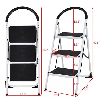 Heavy Duty 3-Step Ladder - Wnkrs