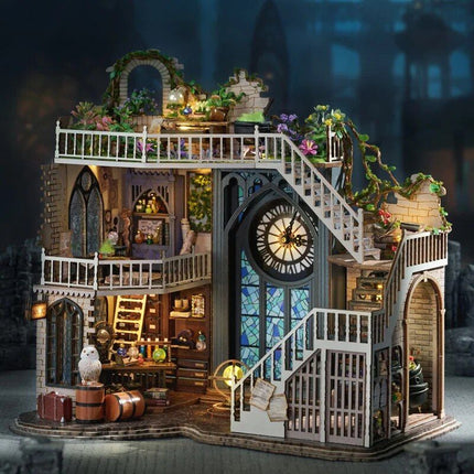 Enchanting Cathedral Miniature Dollhouse Kit - Wnkrs