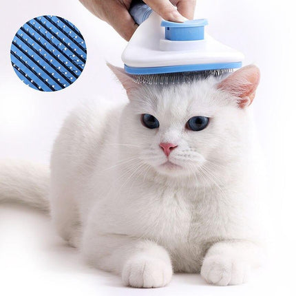 Peigne de toilettage pour animaux de compagnie de luxe - Brosse en acier inoxydable pour chats et chiens