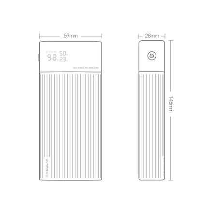 Batterie externe à charge rapide 20000 mAh avec technologie QC3.0 et PD