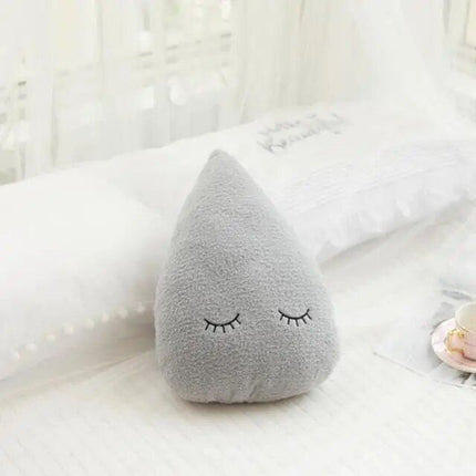 Nice Stuffed Cloud Moon Star Raindrop Plush Pillow - Wnkrs