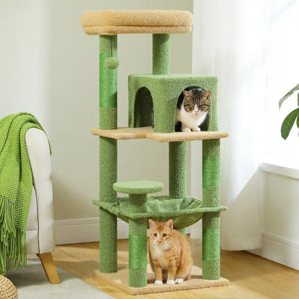 Torre de árbol para gatos de varios niveles