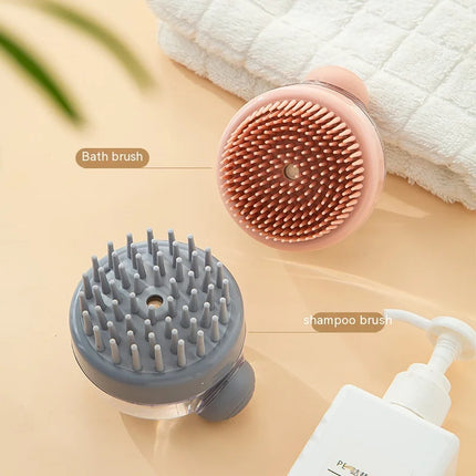 Brosse de bain et de massage multifonctionnelle pour animaux de compagnie