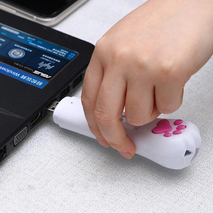 6-in-1 USB Rechargeable Pet Laser Toy with LED & UV Functions - Wnkrs