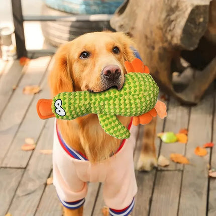 Jouet couineur en peluche mignon en forme de canard pour chiens