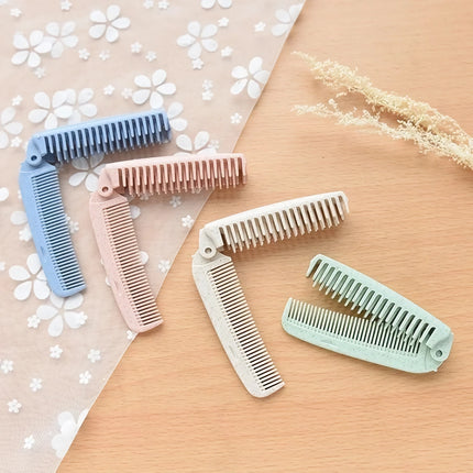 Portable Folding Anti-Static Hair Brush and Comb