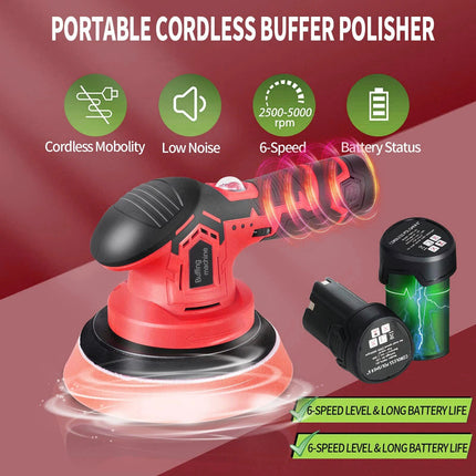 Wireless Car Polishing Machine 6-Speed 2500-5000RPM - Wnkrs