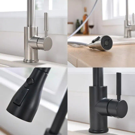 Kitchen Faucet with Pull-Out Sprayer - Wnkrs