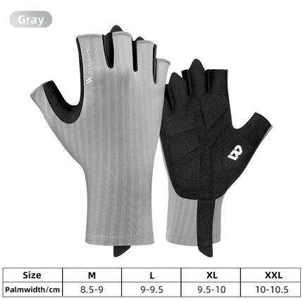 Guantes de ciclismo de medio dedo para hombre y mujer