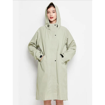 Women's Waterproof Lightweight Outdoor Hooded Rain Jacket