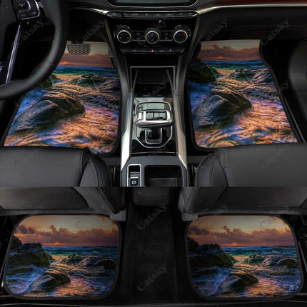 Nature Sunset Summer Car Floor Mats Carpet Non-Slip - Wnkrs