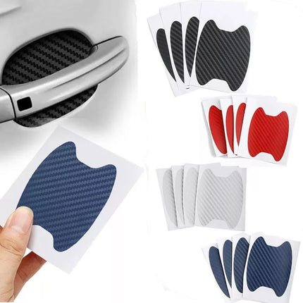 Carbon Fiber Car Door Protective Stickers - 4Pcs/Set - Wnkrs