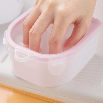 Bol de trempage à ongles à double couche pour un retrait facile du vernis gel