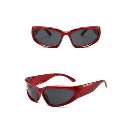 Lunettes de soleil de sport punk Y2K pour hommes et femmes