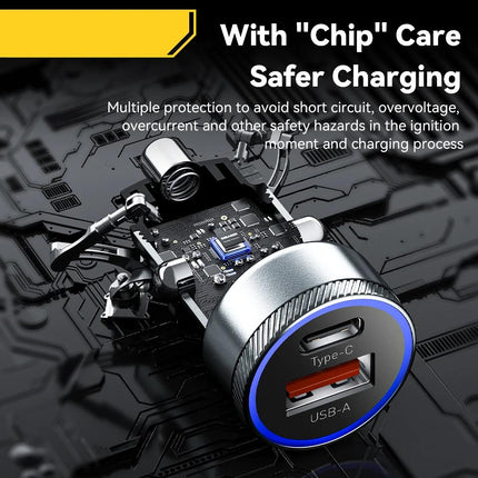 54W USB Car Charger with 5A Fast Charging