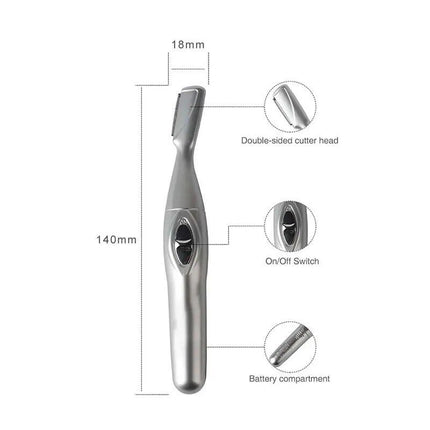 Electric Eyebrow Precision Trimmer: Unisex Beauty Tool - Wnkrs