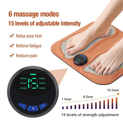 Tapis de massage pliable pour les pieds en 3D