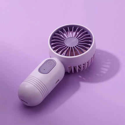 USB Rechargeable Mini Portable Fan With 3 Speeds