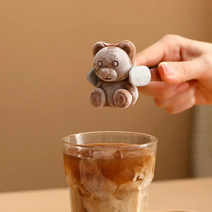 Moule à glaçons en forme d'ours pour friandises glacées