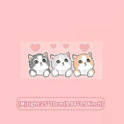 Cute Cartoon Cat Car Stickers - Wnkrs