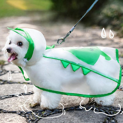 Chubasquero para perros con bonito estampado