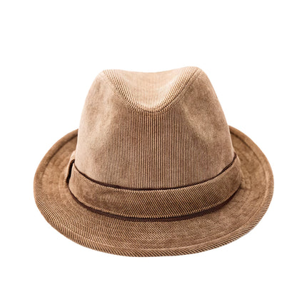 Chapeau Fedora en denim à large bord