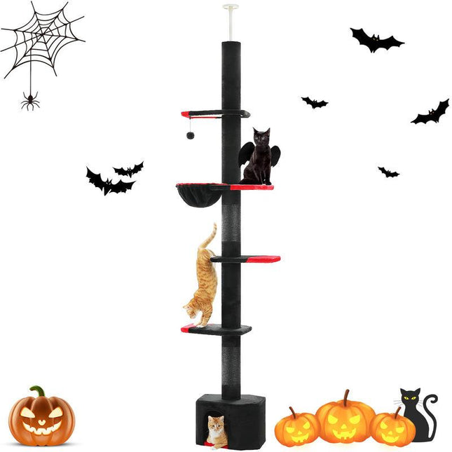 Torre de árbol para gatos ajustable de estilo gótico