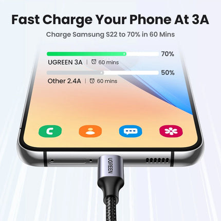 Câble de charge rapide USB-C 3A