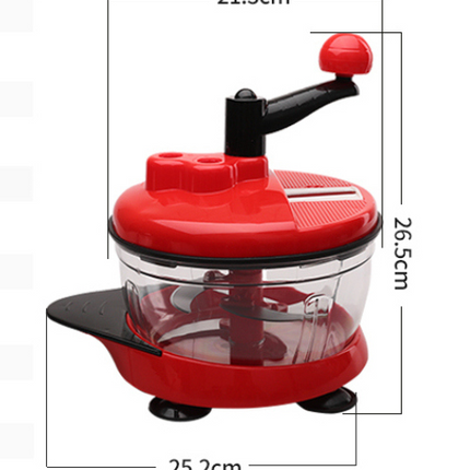 Multi-function Shredder Shredder Manual Meat Grinder Dumpling Stuffing Machine Household Vegetable Machine Garlic Kitchenware - Wnkrs