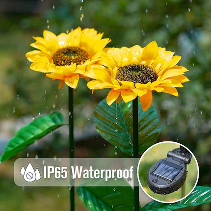 Solar Sunflower Garden Pathway Lights - Wnkrs