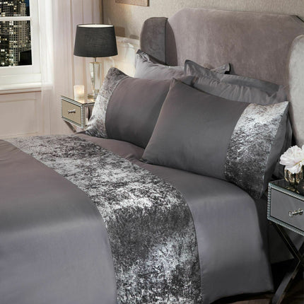 Pressed velvet panel duvet cover - Wnkrs